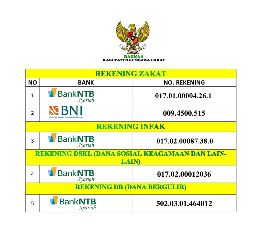rek zakat